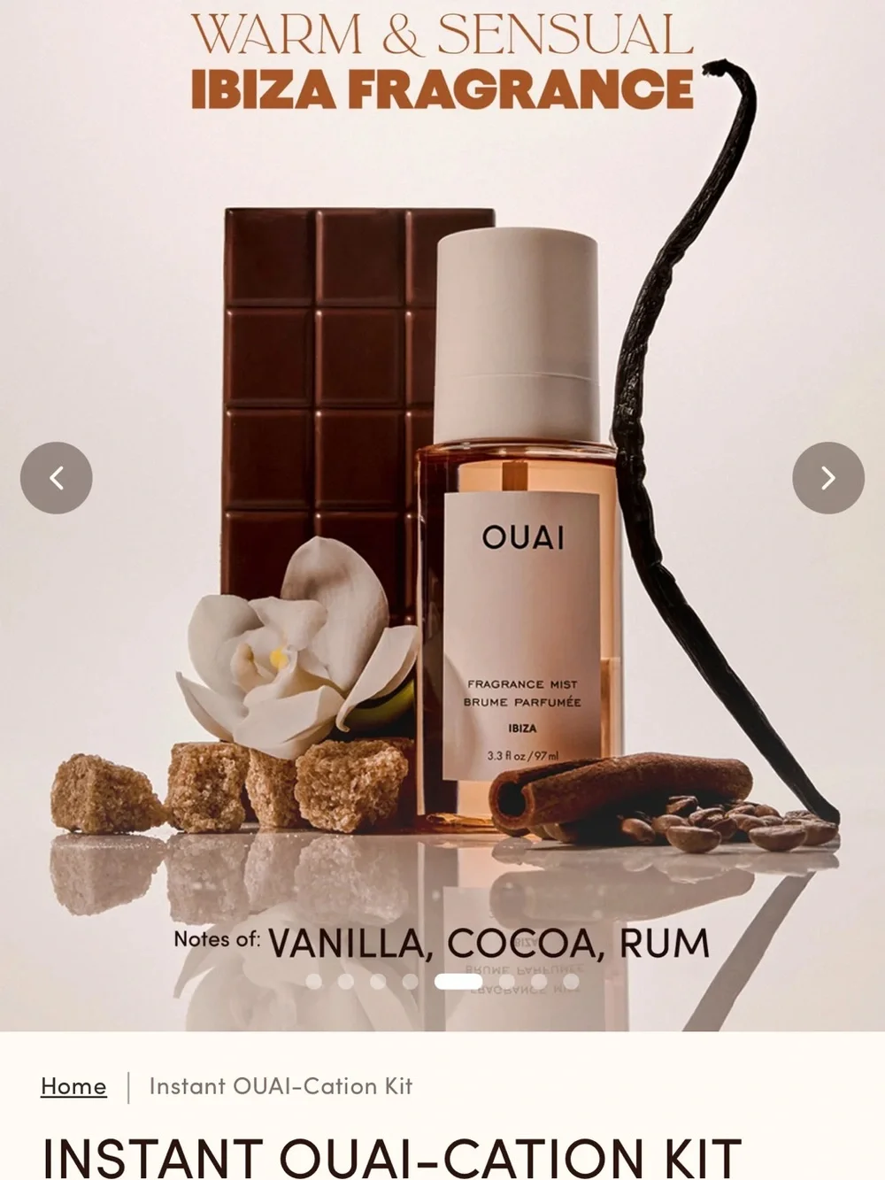 OUAI Instant OUAI-Cation Kit — green, peach, cream, pink